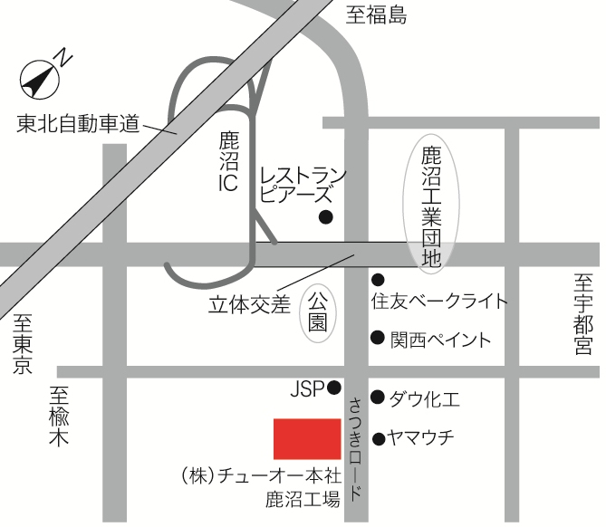 本社工場略地図